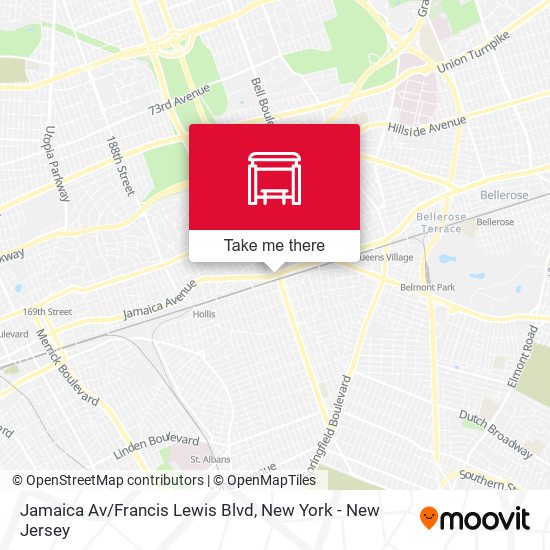 Mapa de Jamaica Av/Francis Lewis Blvd