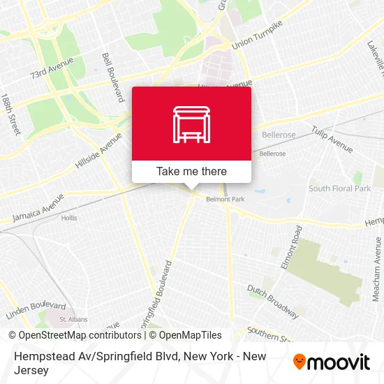 Hempstead Av/Springfield Blvd map