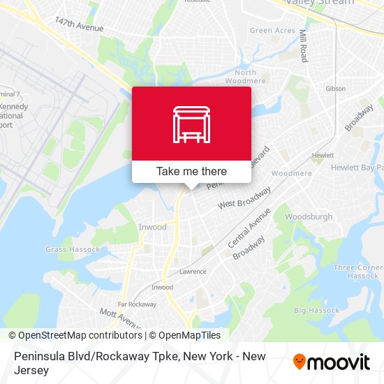 Peninsula Blvd/Rockaway Tpke map