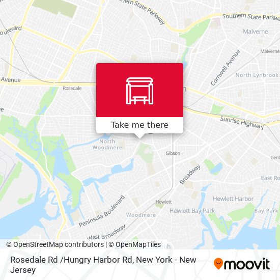 Rosedale Rd /Hungry Harbor Rd map