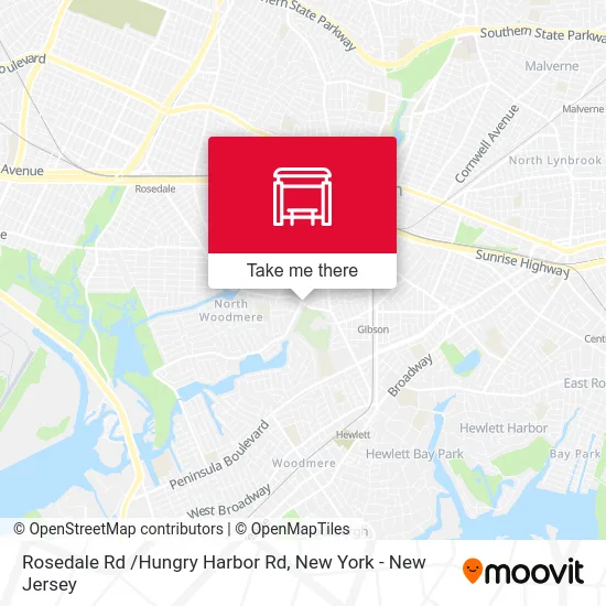Rosedale Rd /Hungry Harbor Rd map