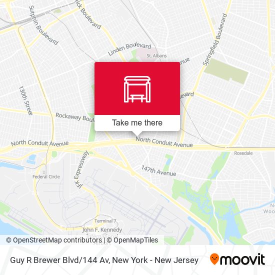Mapa de Guy R Brewer Blvd/144 Av