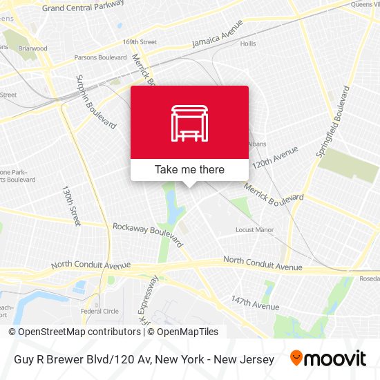 Mapa de Guy R Brewer Blvd/120 Av