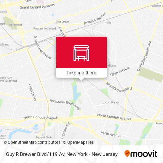 Guy R Brewer Blvd/119 Av stop Routes, Schedules, and Fares