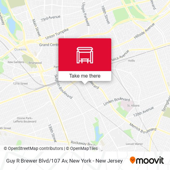 Mapa de Guy R Brewer Blvd/107 Av