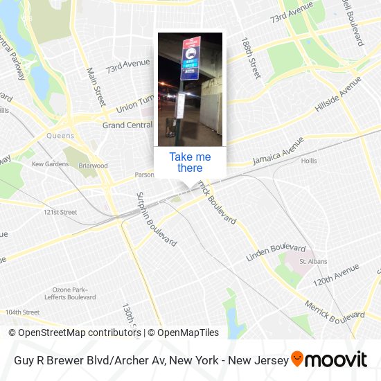 Guy R Brewer Blvd/Archer Av map