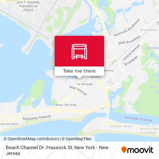 Mapa de Beach Channel Dr /Hassock St