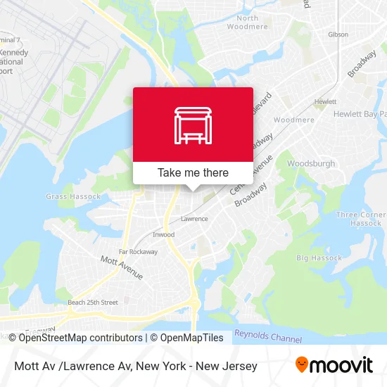 Mott Av /Lawrence Av map