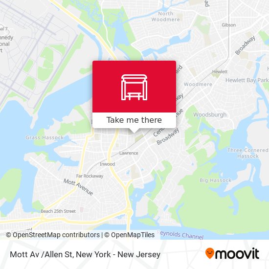 Mott Av /Allen St map