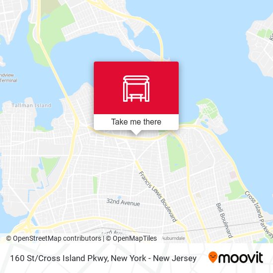 160 St/Cross Island Pkwy map