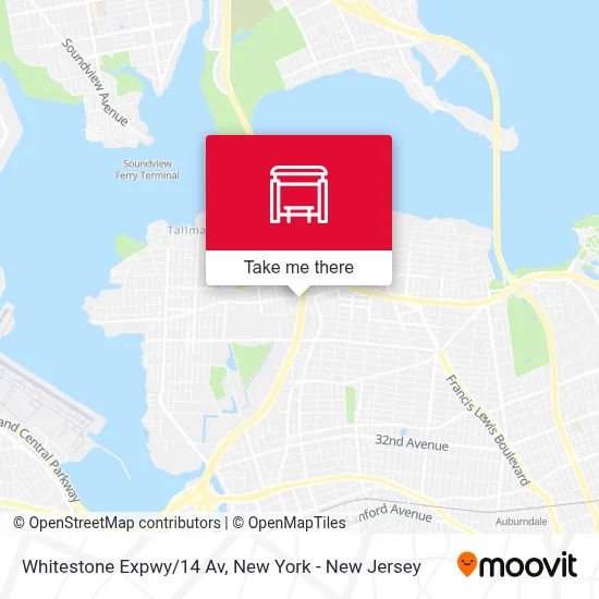 Whitestone Expwy/14 Av map