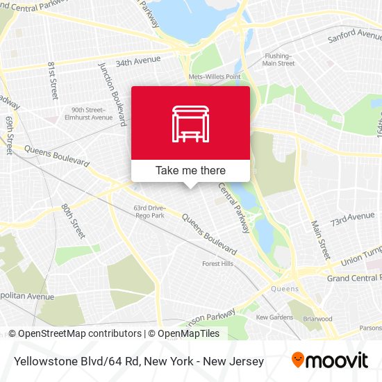 Mapa de Yellowstone Blvd/64 Rd