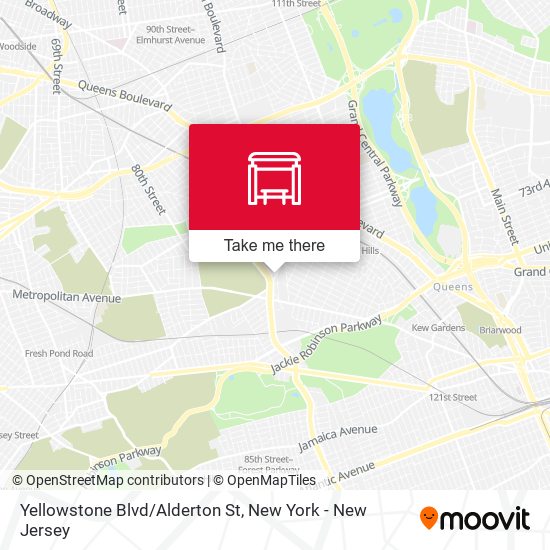 Mapa de Yellowstone Blvd/Alderton St