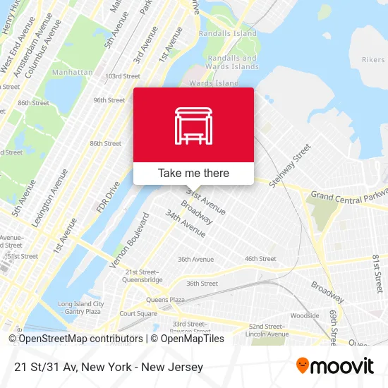 21 St/31 Av map