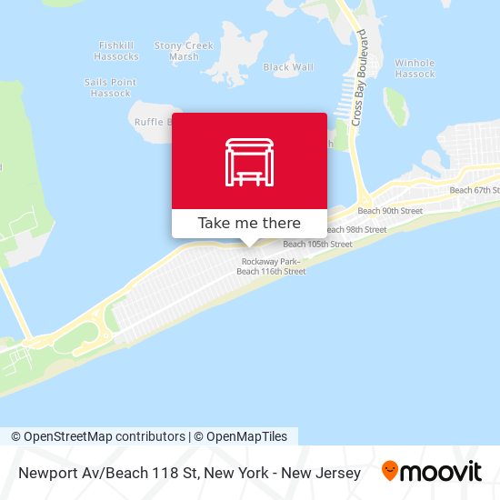 Mapa de Newport Av/Beach 118 St