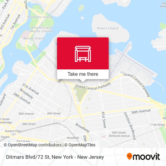 Ditmars Blvd/72 St map