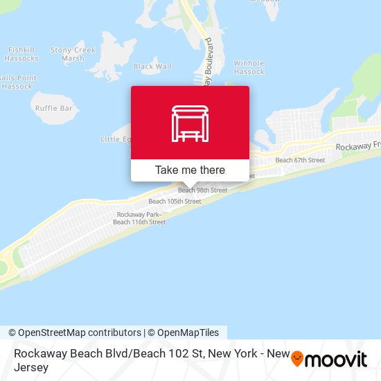 Rockaway Beach Blvd / Beach 102 St map