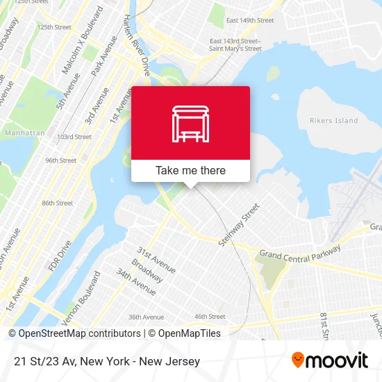 21 St/23 Av map