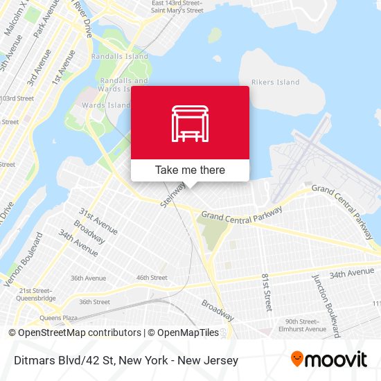 Ditmars Blvd/42 St map