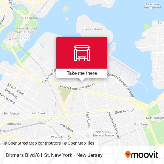 Ditmars Blvd/81 St map