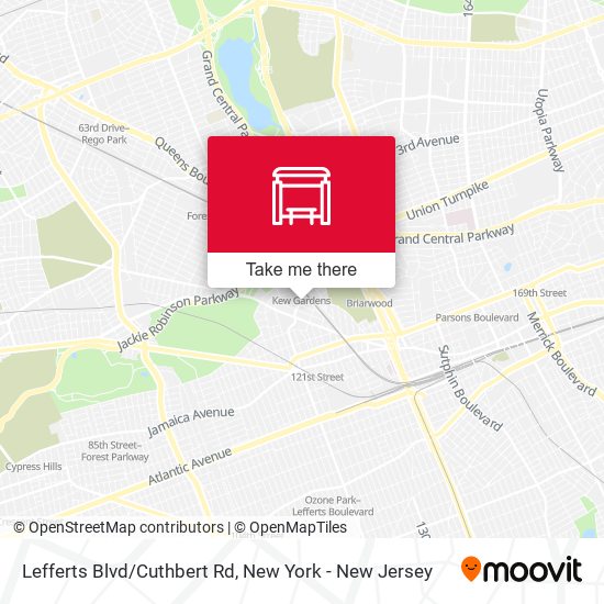 Mapa de Lefferts Blvd/Cuthbert Rd