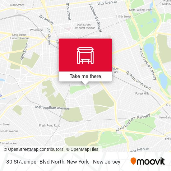 Mapa de 80 St/Juniper Blvd North