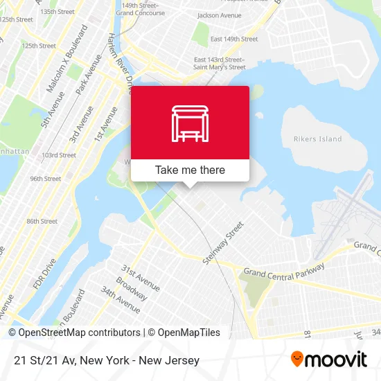 21 St/21 Av map