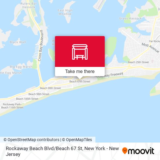 Rockaway Beach Blvd / Beach 67 St map