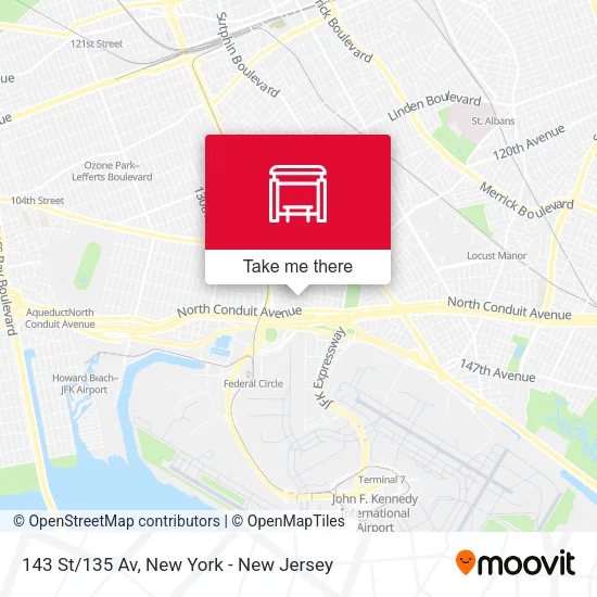143 St/135 Av map