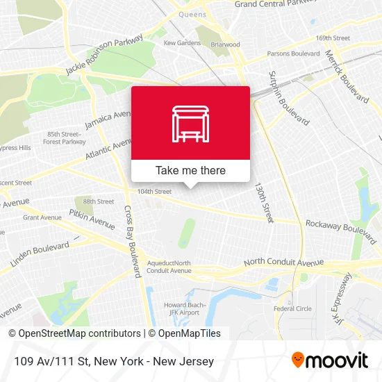 109 Av/111 St map