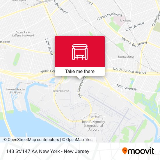 148 St/147 Av map