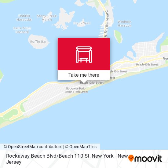 Mapa de Rockaway Beach Blvd / Beach 110 St