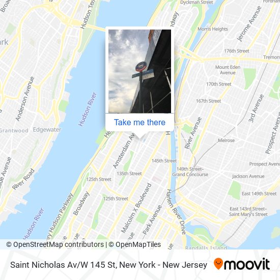 Mapa de Saint Nicholas Av/W 145 St