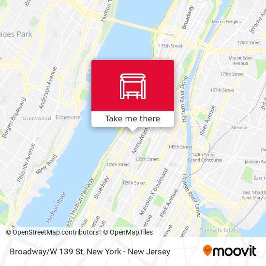Mapa de Broadway/W 139 St
