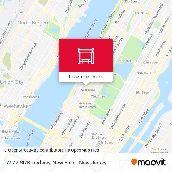 Mapa de W 72 St/Broadway