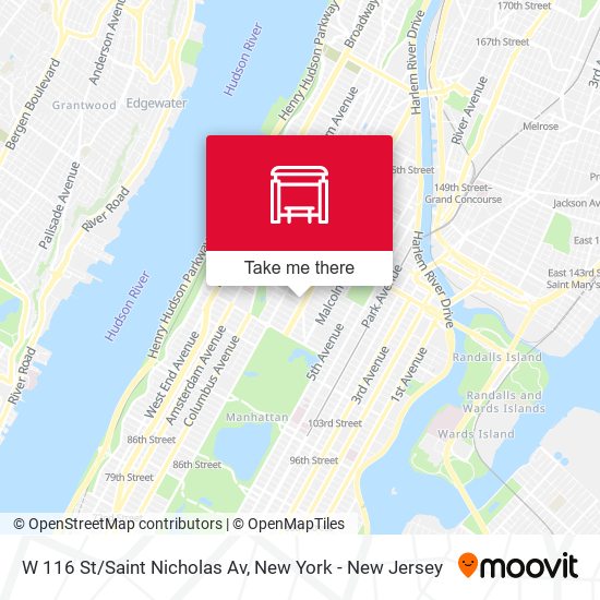 Mapa de W 116 St/Saint Nicholas Av