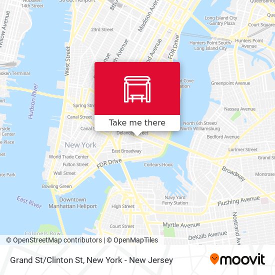 Mapa de Grand St/Clinton St