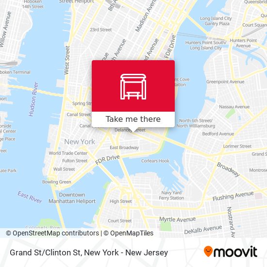 Mapa de Grand St/Clinton St