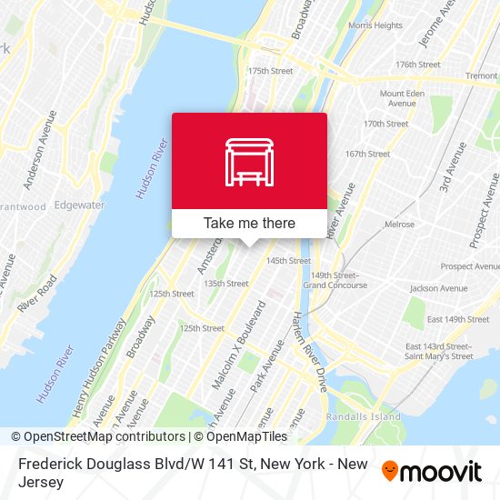 Frederick Douglass Blvd / W 141 St map