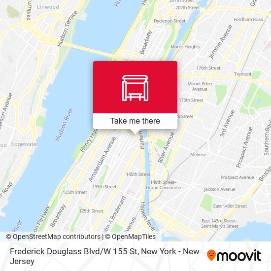 Frederick Douglass Blvd / W 155 St map
