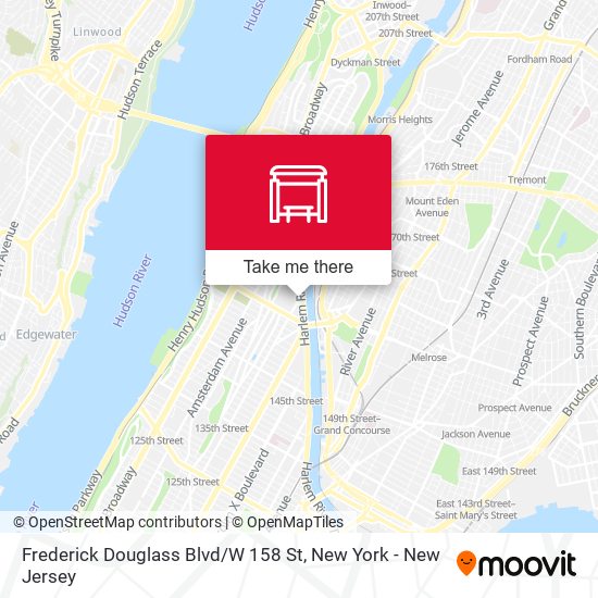 Frederick Douglass Blvd / W 158 St map
