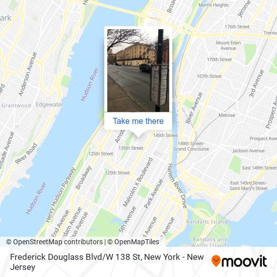 Mapa de Frederick Douglass Blvd / W 138 St