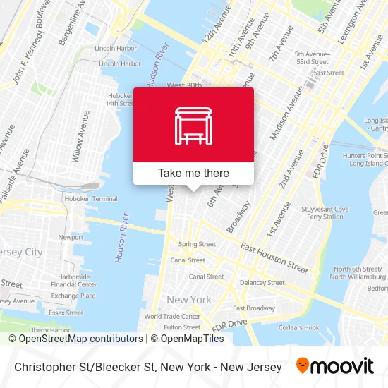 Christopher St/Bleecker St map
