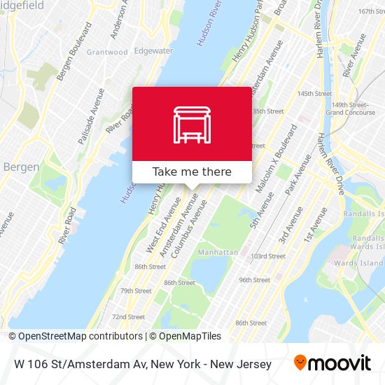 Mapa de W 106 St/Amsterdam Av