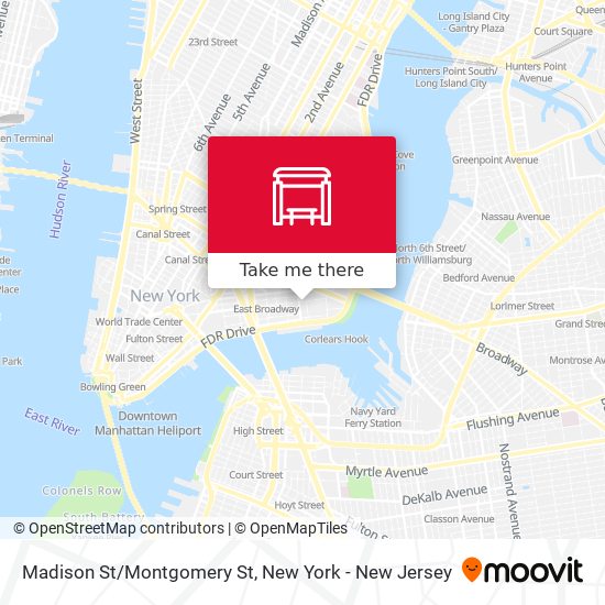 Mapa de Madison St/Montgomery St