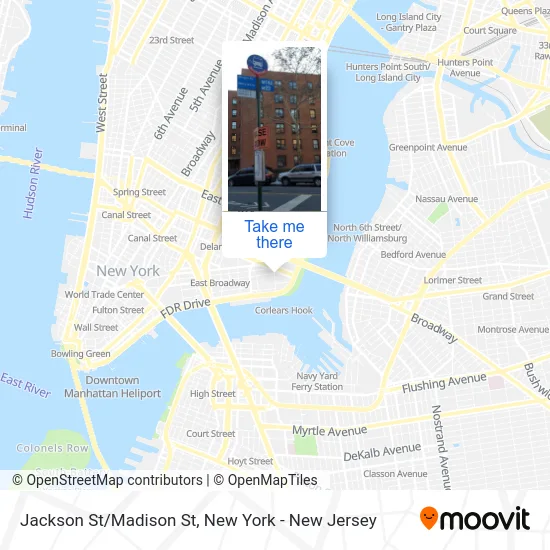 Jackson St/Madison St map