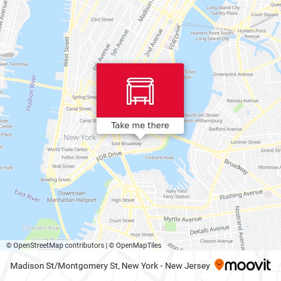 Mapa de Madison St/Montgomery St