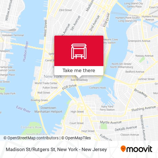 Madison St/Rutgers St map