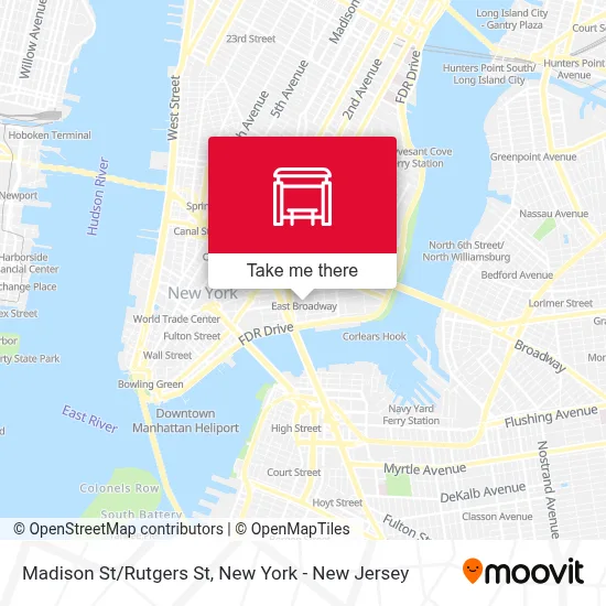 Madison St/Rutgers St map