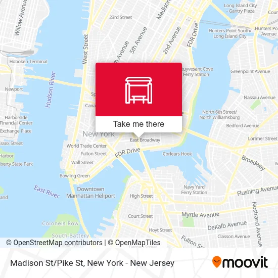 Madison St/Pike St map